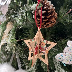 Globuri 3D steluță