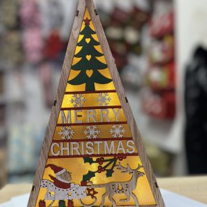 Decoratiune iluminata brad