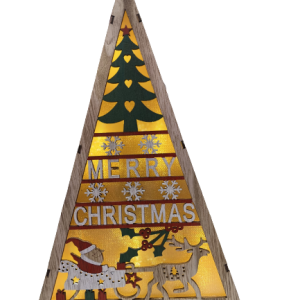 Decoratiune iluminata brad