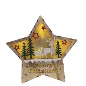 Decoratiune iluminata stea