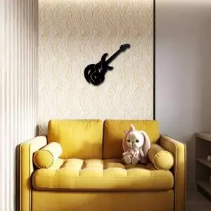 Decoratiune lemn chitara